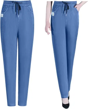 2025 New Comfijeans-High Waist Ultra-Stretch Mom Jeans,Janemore Jeans,Comfy Jeans for Women Elastic Womens Mom Jeans