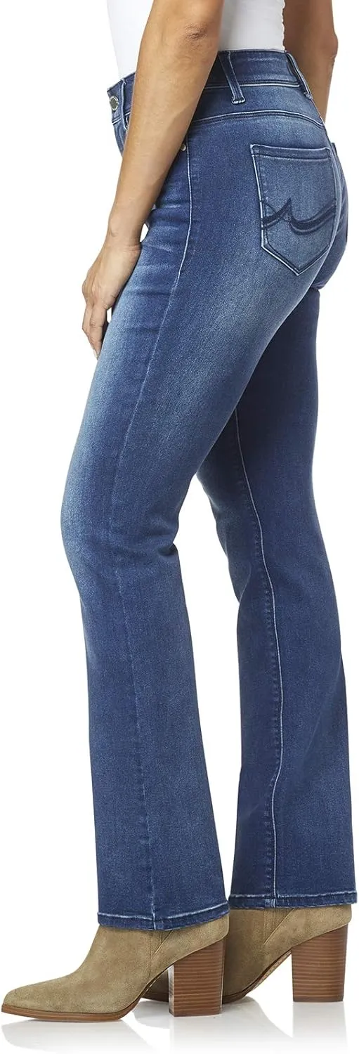 Angels Forever Young 360 Sculpt Bootcut Jeans For Women Figure Enhancing Stretch Denim