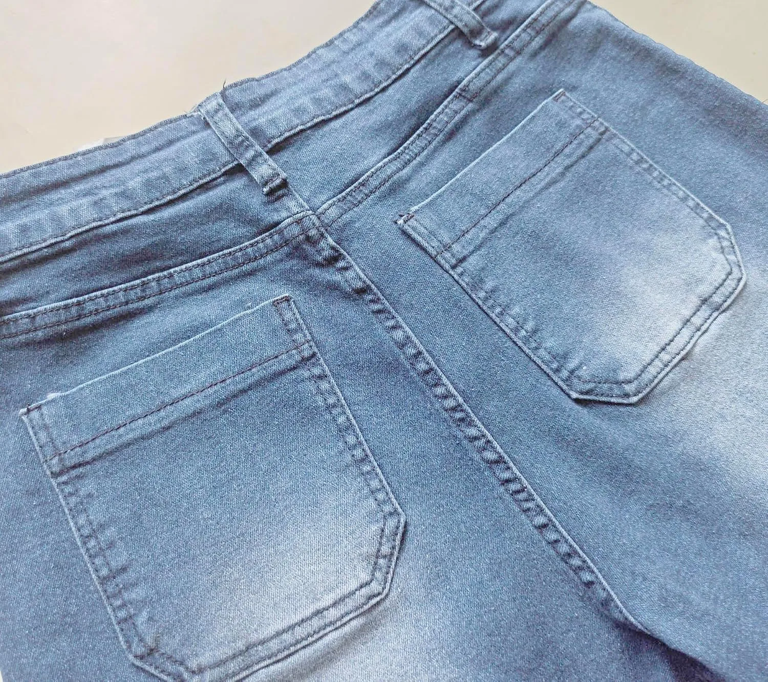 Atditama Wide Leg Jeans for Women Stretch High Waisted Straight Leg Denim Pants Boyfriend Mom Jeans