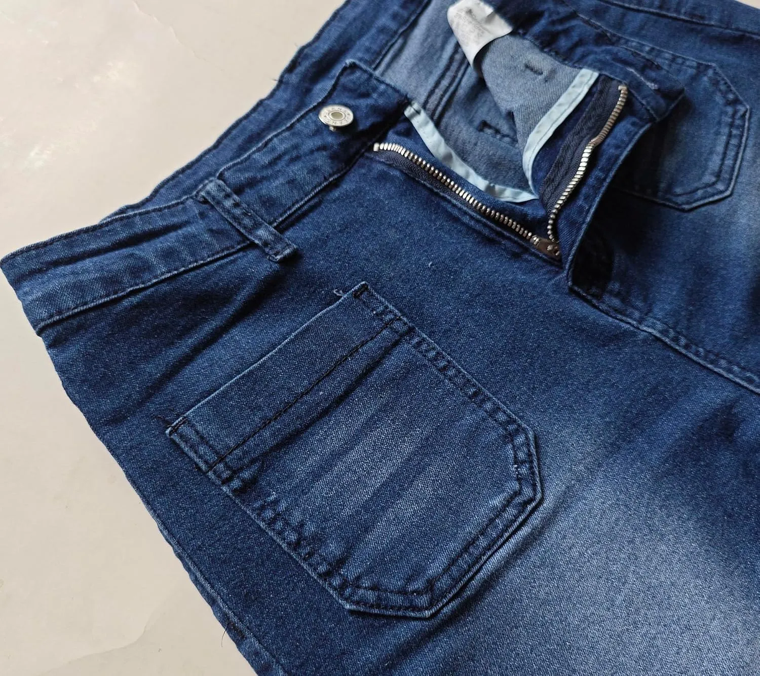 Atditama Wide Leg Jeans for Women Stretch High Waisted Straight Leg Denim Pants Boyfriend Mom Jeans