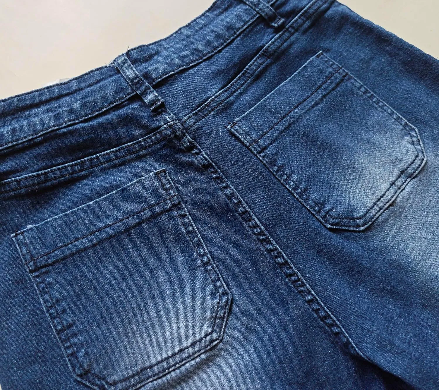 Atditama Wide Leg Jeans for Women Stretch High Waisted Straight Leg Denim Pants Boyfriend Mom Jeans