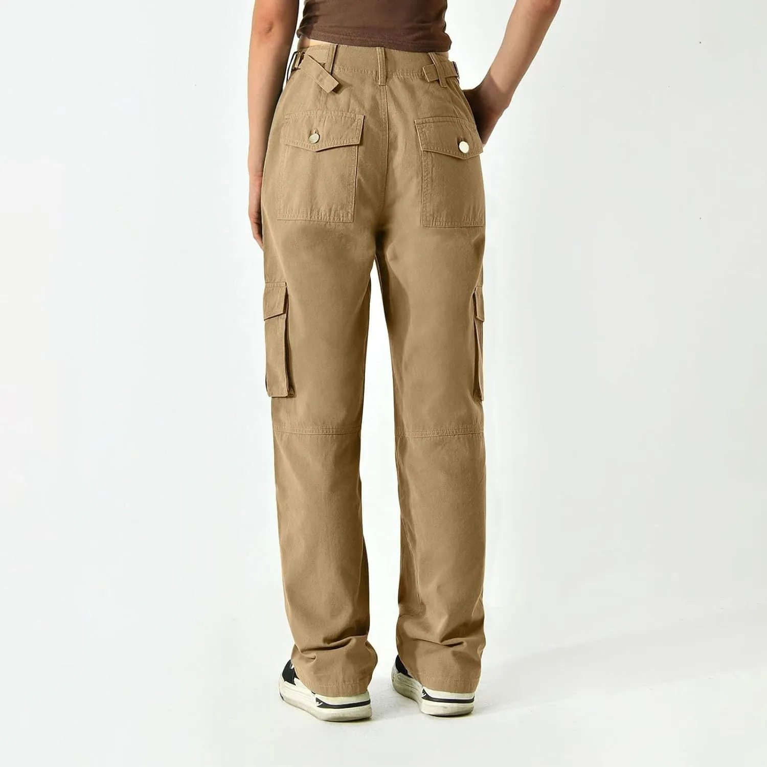 Baggy Cargo Pants Women High Waisted Wide Leg Hiking Pants Lightweight Y2k Boyfriend Jeans Loose Comfy Work Pants
