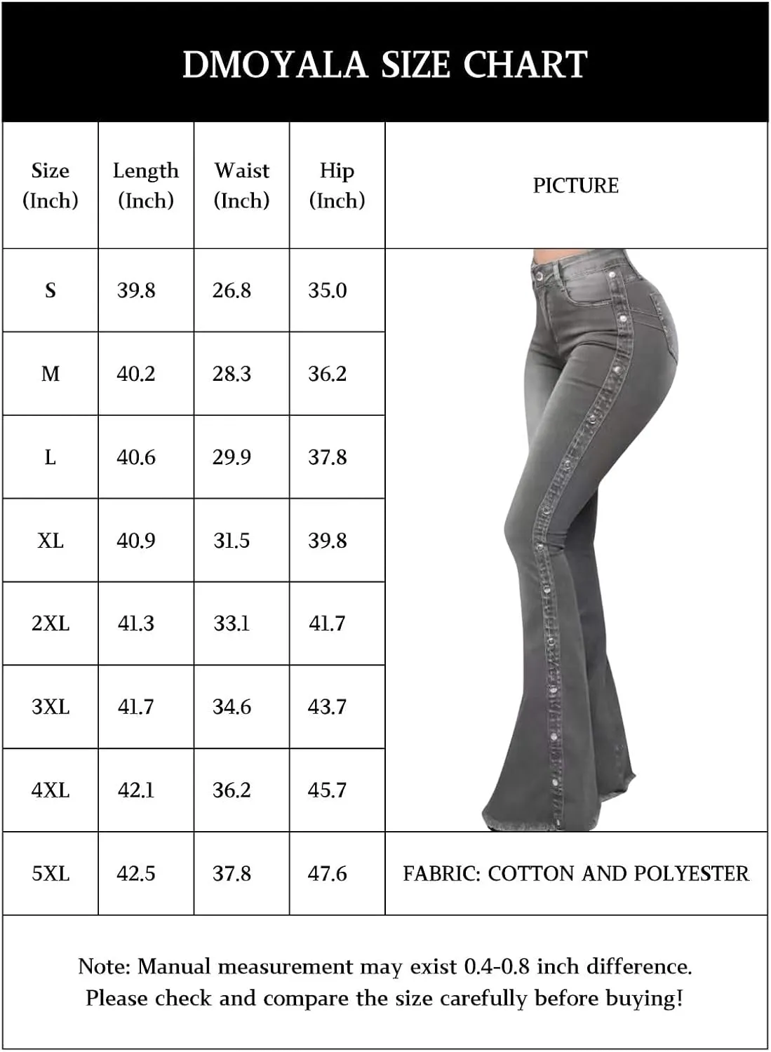 Bell Bottom Jeans for Women High Waisted Stretch Flared Jeans Flare Boyfriend Jeans Denim Flare Pants with Pockets