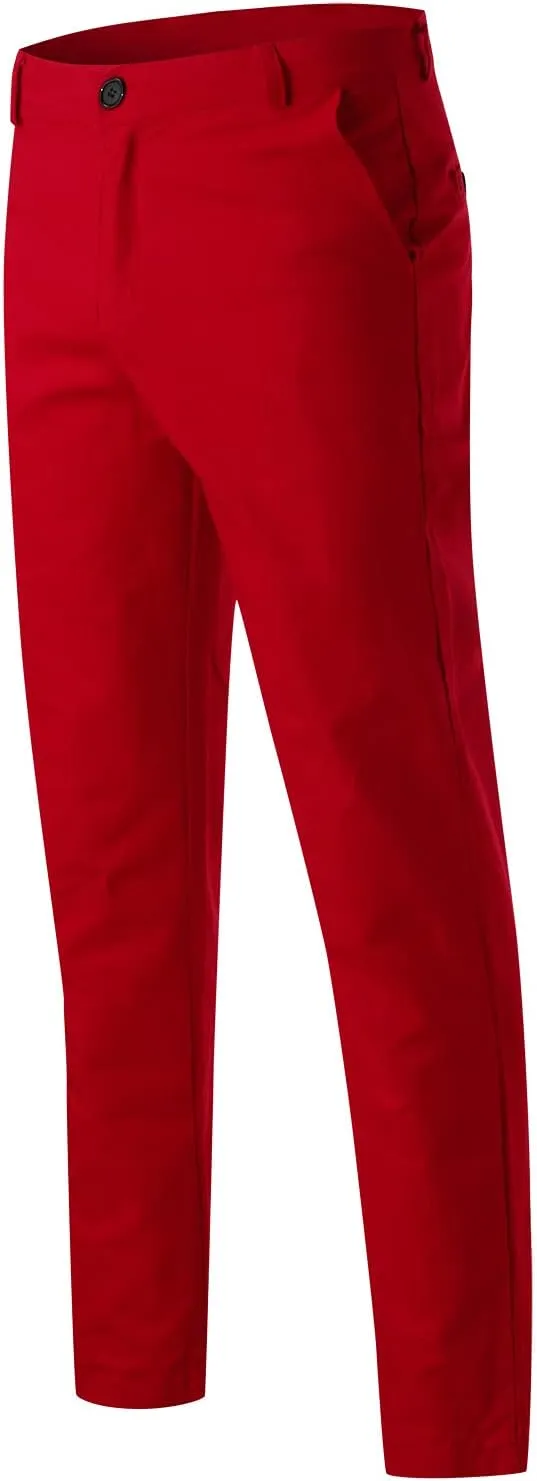 Cargo Pants for Men Relaxed Fit Casual Joggers Pants Cotton Drawstring Chino Workout Sweatpants Casual Long Trousers
