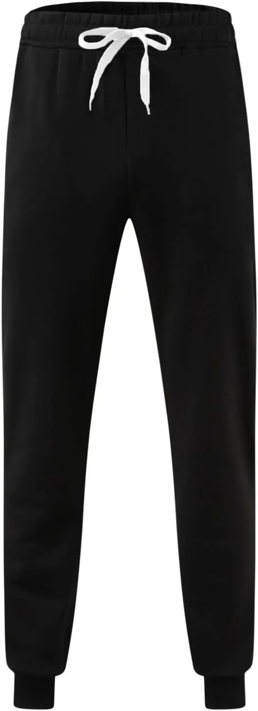 Cargo Pants for Men Relaxed Fit Joggers with Pockets Mens Workout Cargo Sweatpants Athletic Pants Open Bottom Joggers