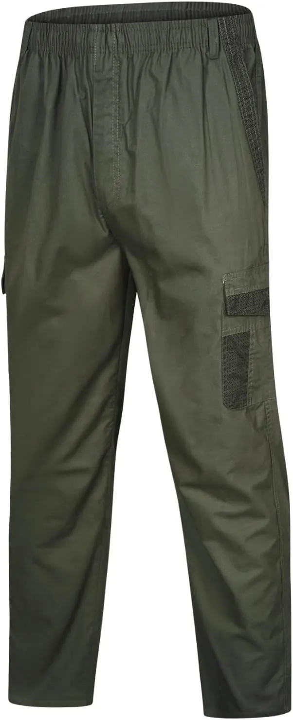 Cargo Pants for Men Relaxed Fit Pants Slim Fit Active Drawstring Bottom Sports Outdoor Recreation Athletic Sweatpants