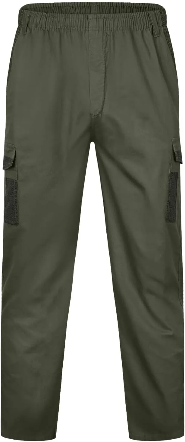 Cargo Pants for Men Relaxed Fit Pants Slim Fit Active Drawstring Bottom Sports Outdoor Recreation Athletic Sweatpants