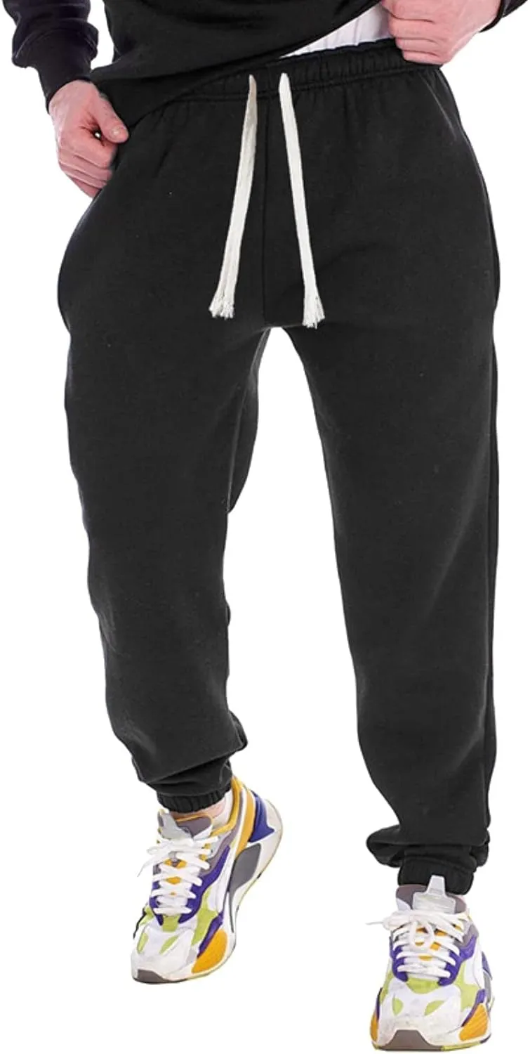 Cargo Pants for Men Relaxed Fit Sports Mens Premium Slim Fleece Pants Zipper Pockets Athletic Jogger Fitness Workout