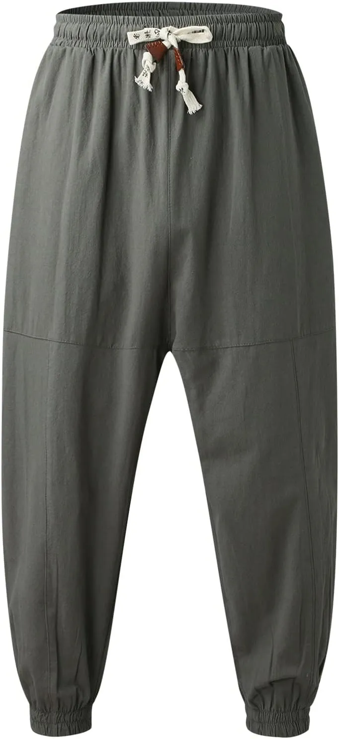 Cargo Sweatpants for Men Mens Lounge Pants Elastic Waist Running Joggers Men's Heavyweight Cargo Pants Elastic Waist