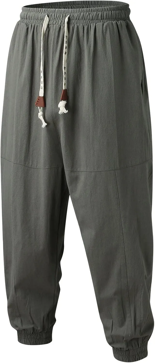 Cargo Sweatpants for Men Mens Lounge Pants Elastic Waist Running Joggers Men's Heavyweight Cargo Pants Elastic Waist