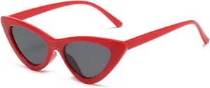 Cat Eye Sunglasses for Women Vintage Goggles Plastic Frame Sunglasses