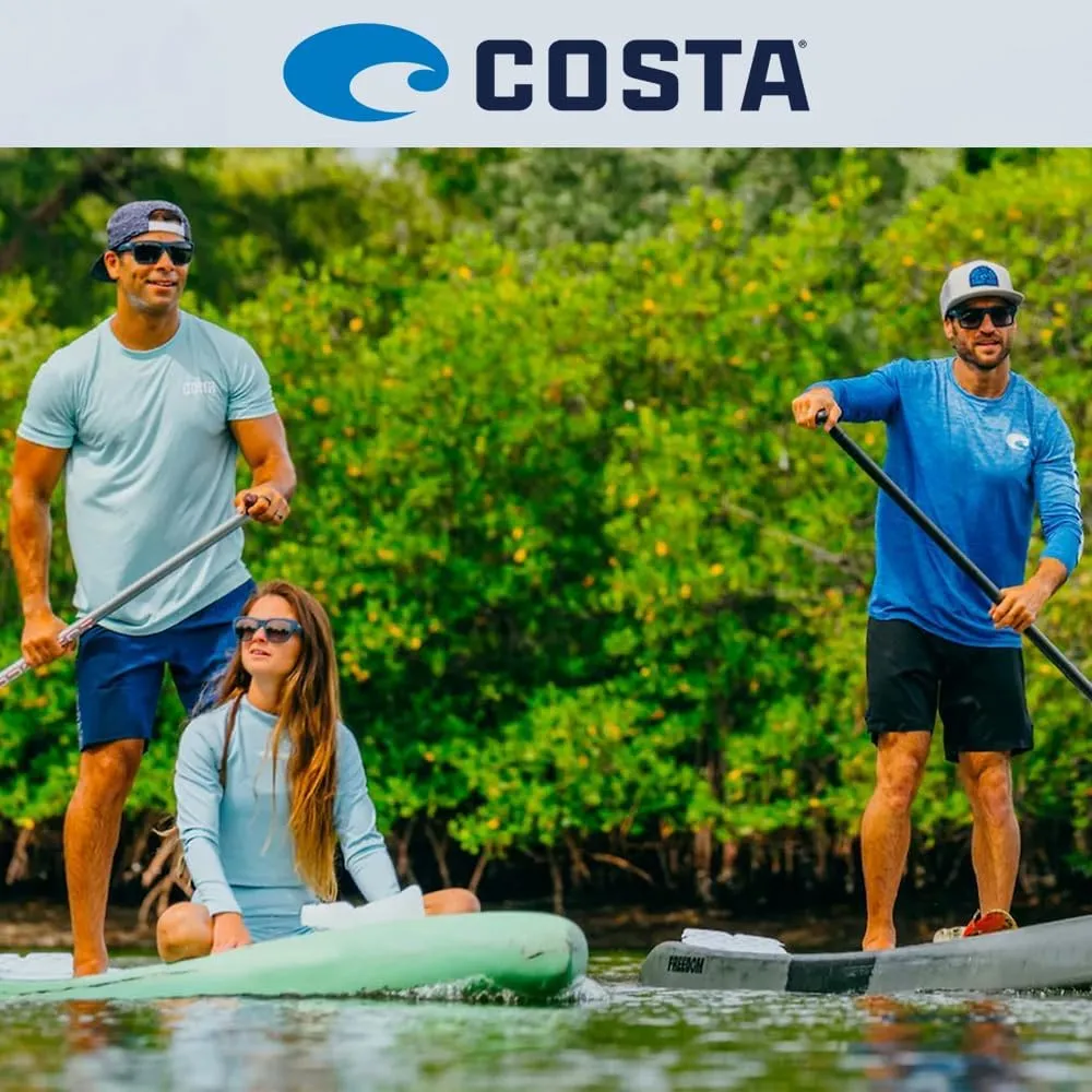 Costa Del Mar Men's Blackfin Polarized Round Sunglasses