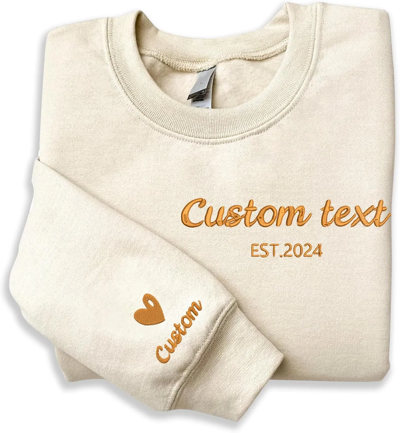 Custom Embroidered Sweatshirts Design Your Own, Personalized Crewneck Sweatshirt For Women, Add Your Own Custom Text, Personalized Crewneck Sweatshirt, Gifts Perfect for Christmas