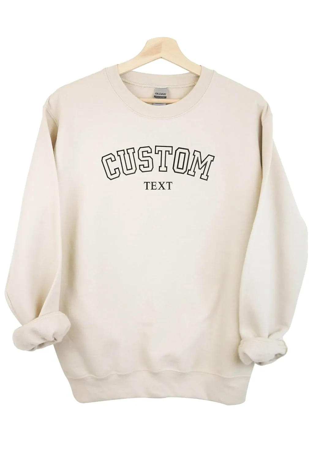 CUSTOM PREMIUM Custom Embroidered Sweatshirt, Custom Shirt with Picture, Custom Sweatshirts, Custom Hoodies Design Your Own