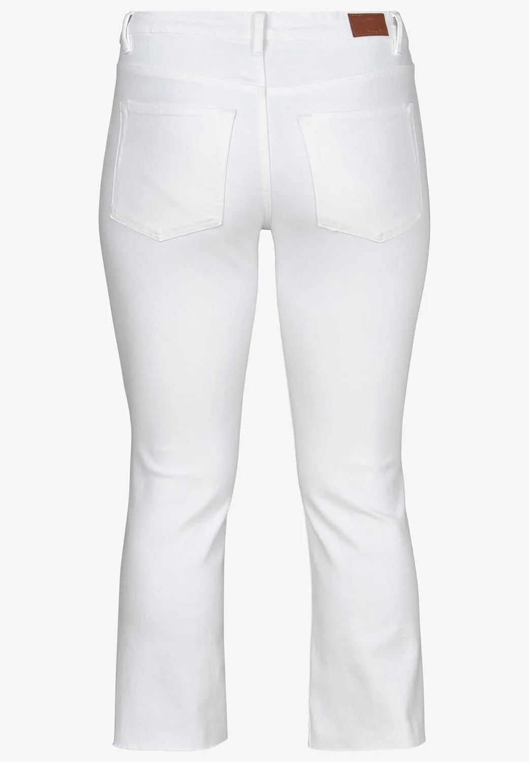 ellos Women's Plus Size Crop Bootcut Jeans
