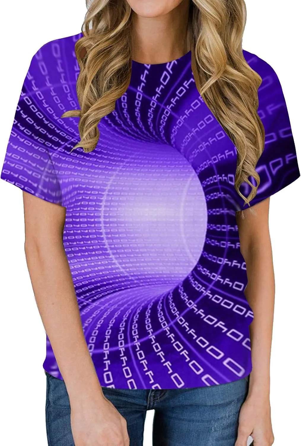 Fashion 3D Print T-Shirts for Men Cool Design Graphics Pattern Crewneck Short Sleeve Tees Optical Illusion Hip Hop Streetwear