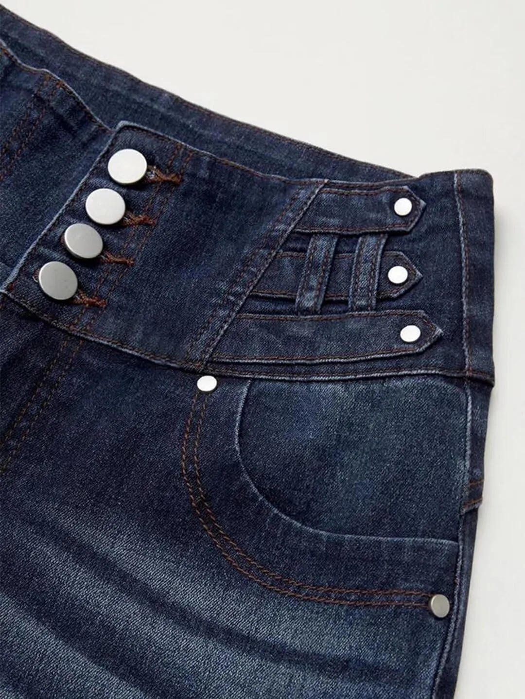 Flamingals Butt Lifting High Waist Tummy Control Bootcut Jeans