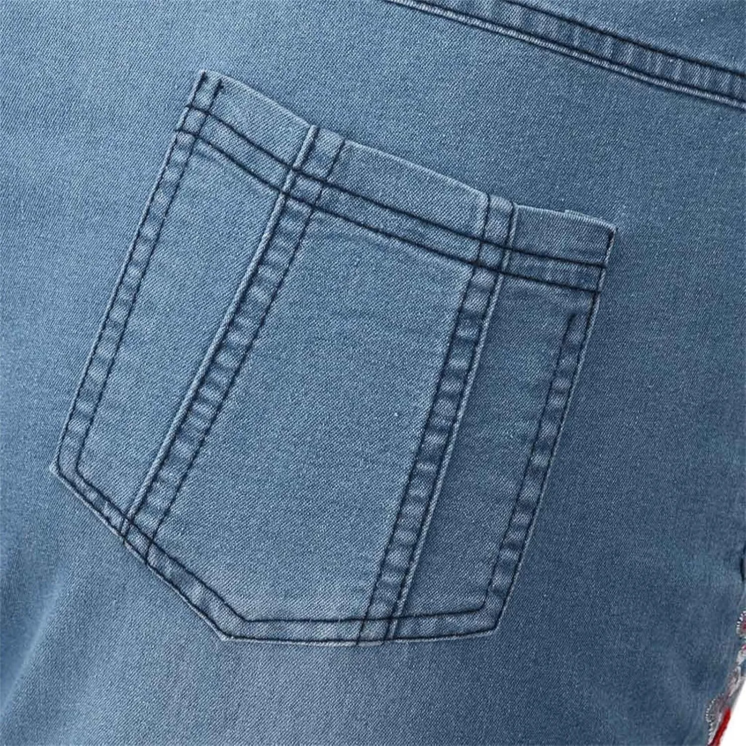 Flared Jeans for Women 70s High Waisted Jeans Lightweight Denim Embroidered Pants Bootcut Bell Bottom Jeans
