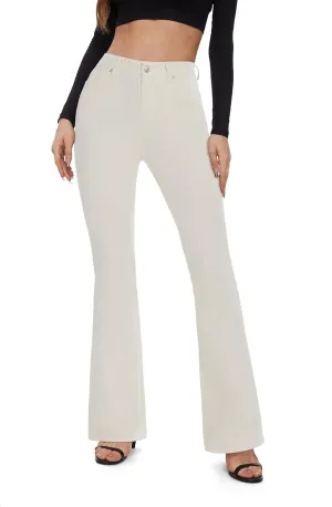 FLYING BANANA Women's High Waisted Butt Lifting Stretch Bootcut Jeans