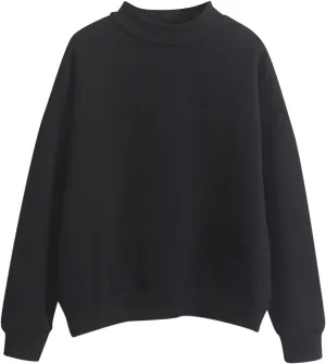 GIERIDUC Sweatshirt for Women Oversized Letter Print Fleece Crew Neck Pullover Casual Comfy Fall Fashion Teen Girl Hoodies