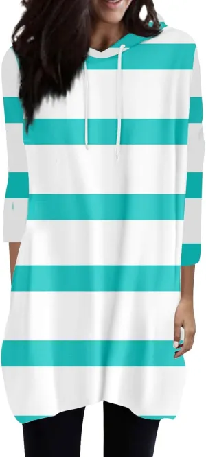 GIERIDUC Womens Casual Sweatshirts Long Sleeve Shirts Oversized With Pocket Tunic Tops Cute Pullover Fall Long Hoodie Tops