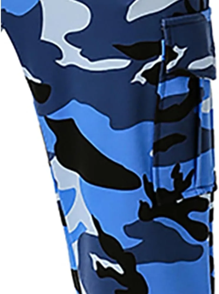 GRAJTCIN Casual Camo Joggers Sweatpants for Men Lightweight Hiking Outdoor Sweatpants Streetwear Pants for Men