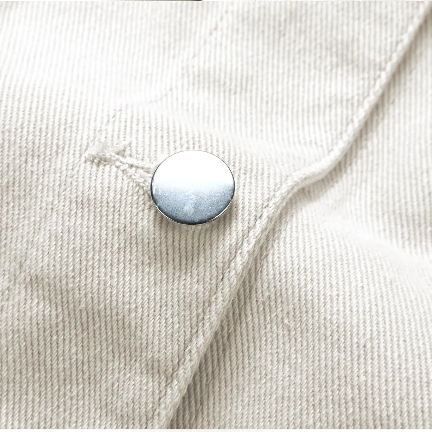 Hixiaohe Women Autumn 3/4 Sleeve Retro Short Denim Jackets Light Blue Jean Coats