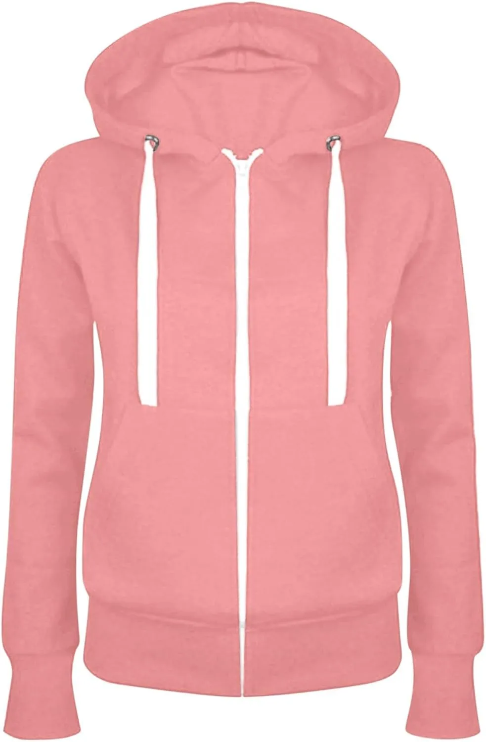 Hoodies For Women Zip Up Oversized Hooded Sweatshirt Long Sleeve Fleece Jacket With Pockets Fall Fashion Outfits 2023