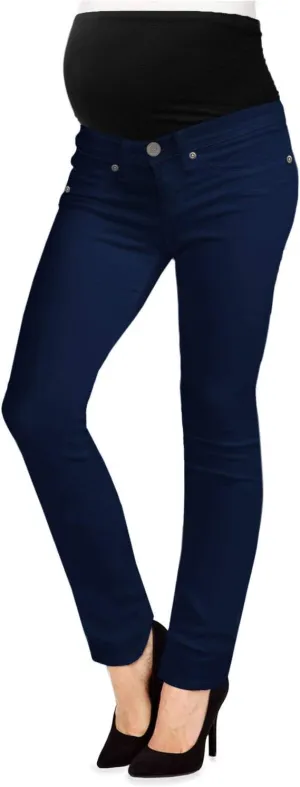 Hybrid & Company Super Comfy Stretch Women's Maternity Bootcut Jeans with Real Pockets