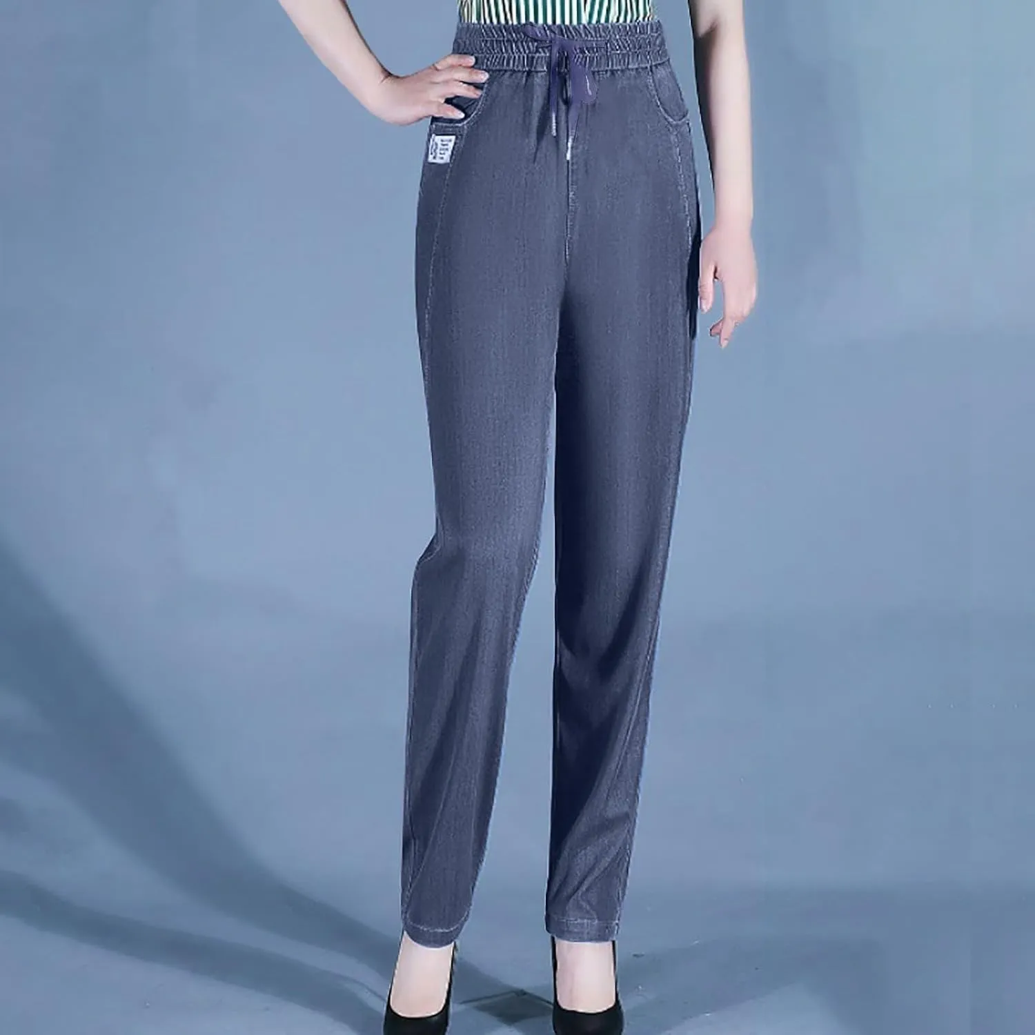 Janemore Comfy Jeans,2025 New Comfijeans-High Waist Ultra-Stretch Mom Jeans,Janemore Comfy Jeans for Women