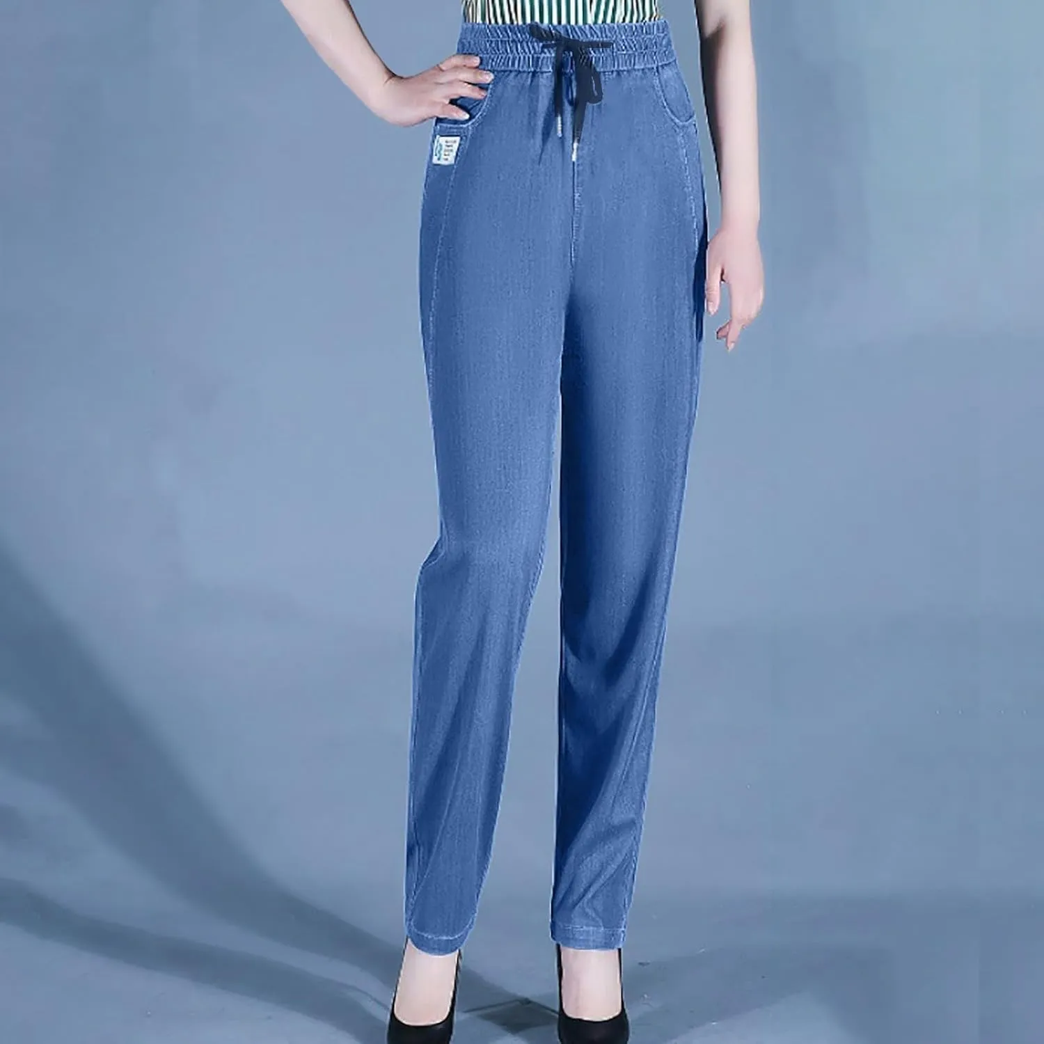 Janemore Comfy Jeans,2025 New Comfijeans-High Waist Ultra-Stretch Mom Jeans,Janemore Comfy Jeans for Women
