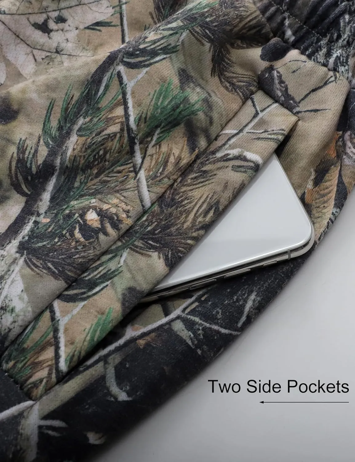 Kissonic Casual Camo Sweatpants for Women Elastic High Waisted Trendy Joggers Pants with Pockets