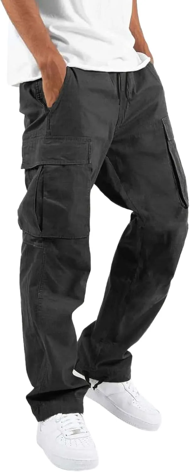 LCMTWX Mens Sweatpants Pants Casual Jogging Sports Elastic with Pockets Men's Men's Pants Drawstring Joggers