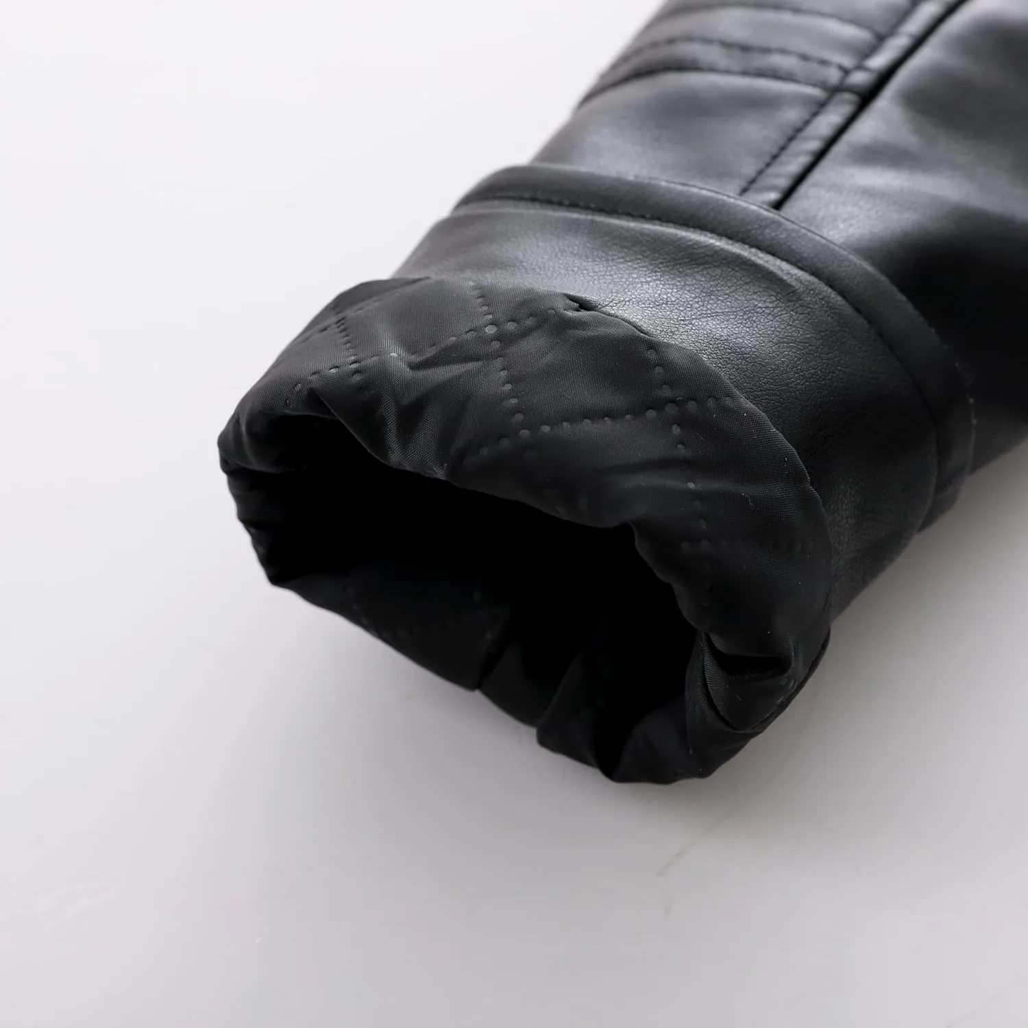 LJYH Boys Leather Jackets New Spring Children Collar Motorcycle Faux Leather Zipper Coats
