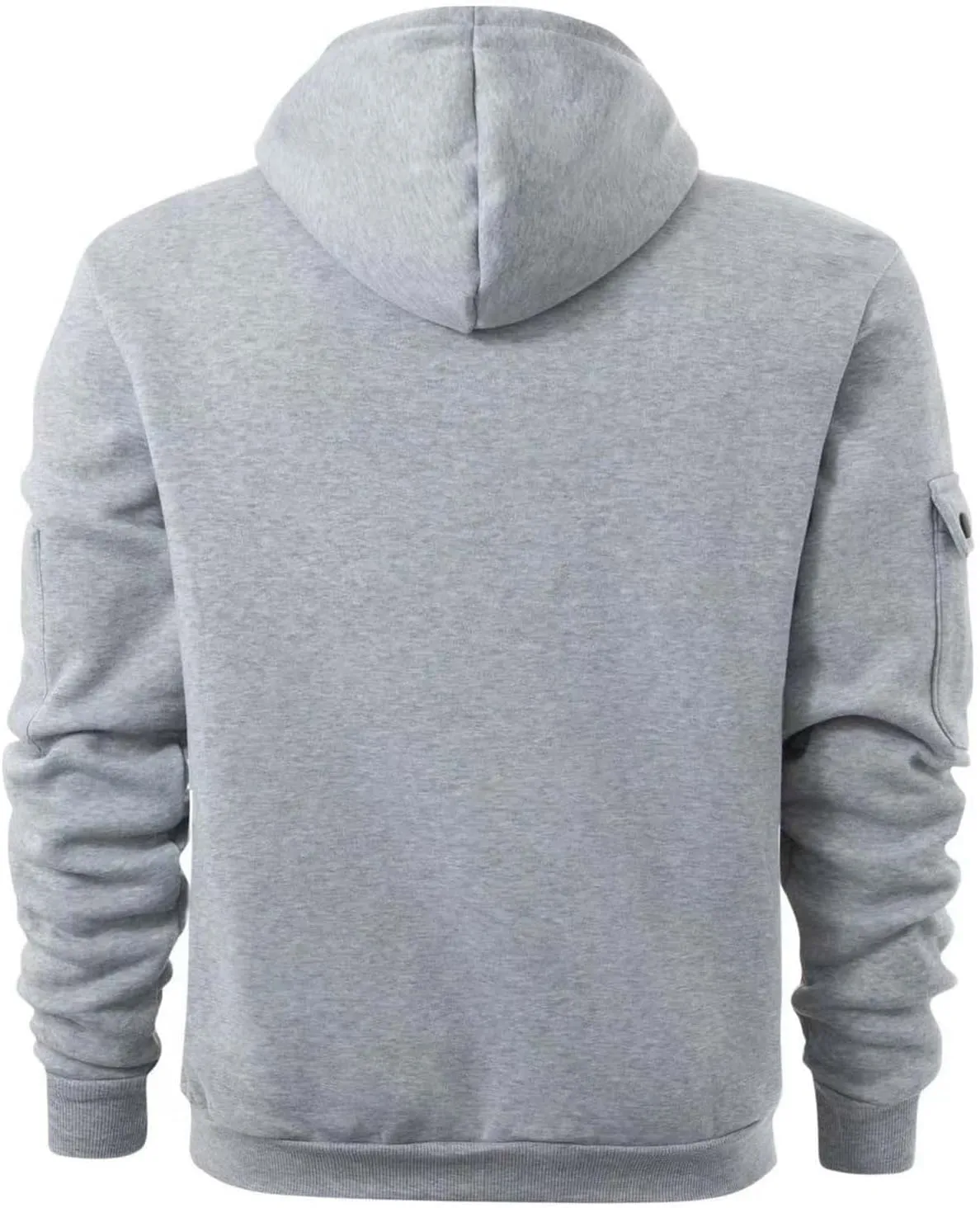 Men Hoodies Lightweight Gym Jackets with Pockets Full Zip Long Sleeve Sweatshirt Sports Hooded Pullover Outerwear