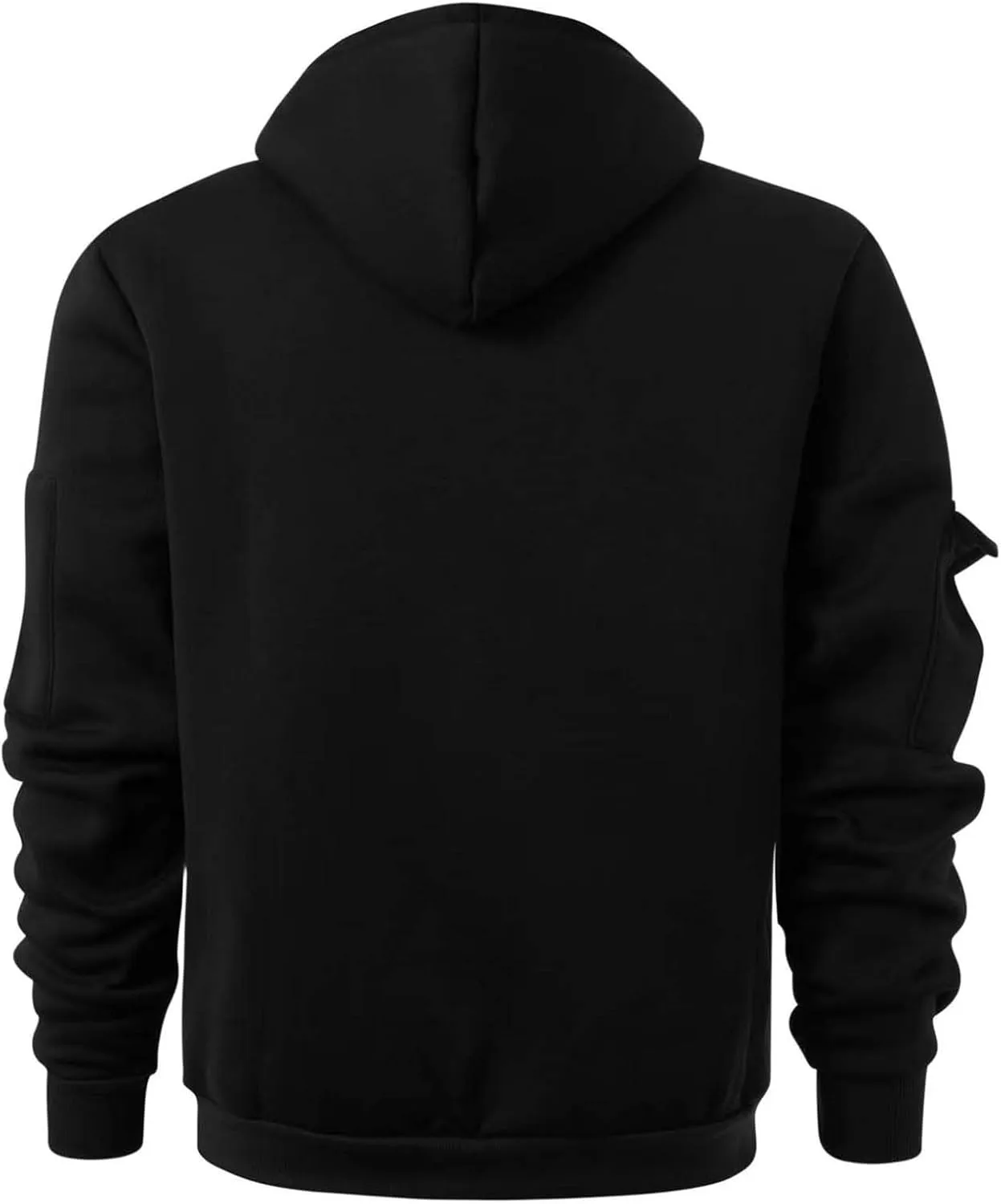 Men Hoodies Lightweight Gym Jackets with Pockets Full Zip Long Sleeve Sweatshirt Sports Hooded Pullover Outerwear