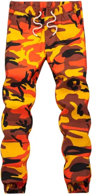 Mens Camo Joggers Pants Drawstring Casual Camouflage Jogger Sweatpants Sport Stretch Trousers Slim fit…