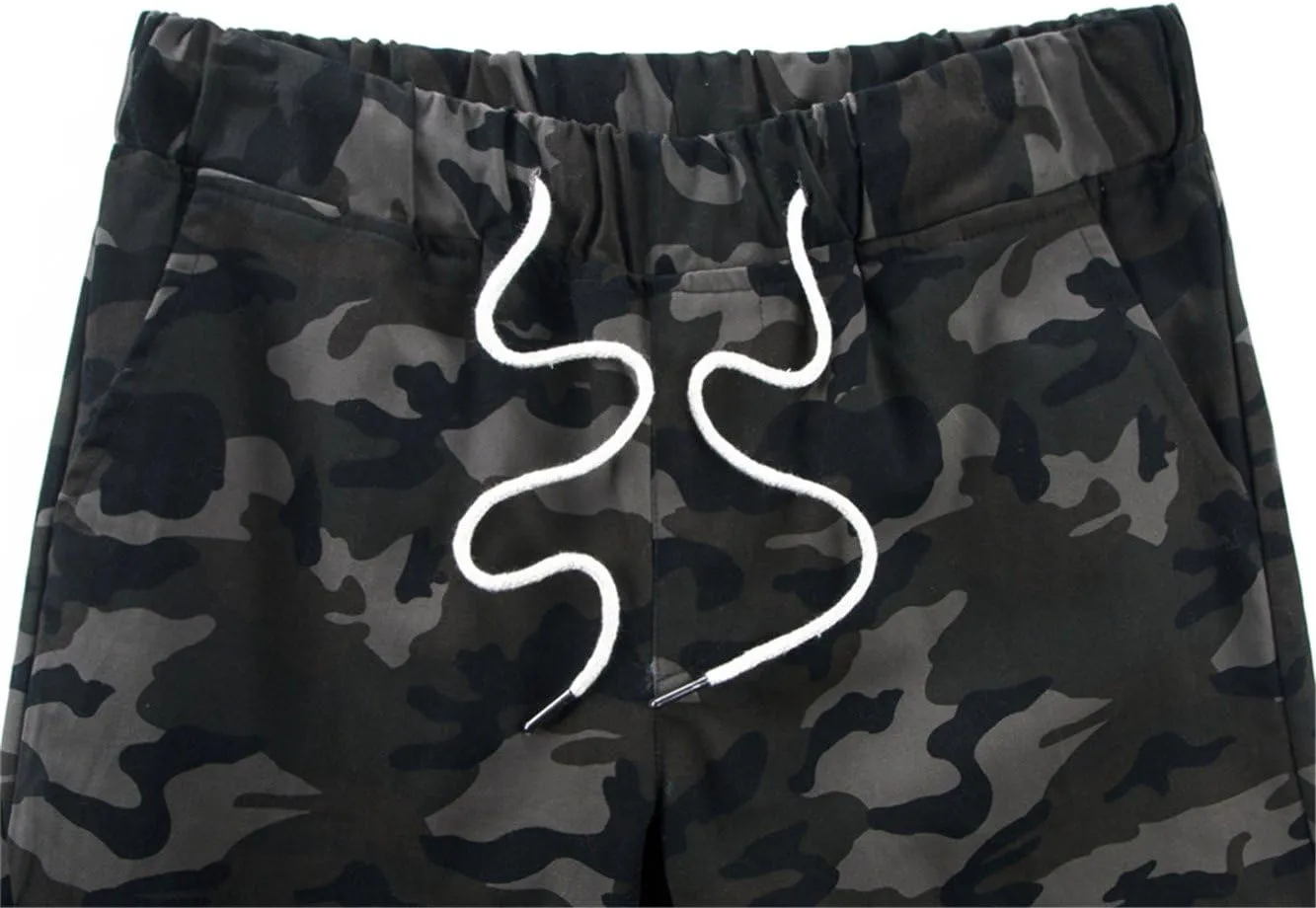 Mens Camo Joggers Pants Drawstring Casual Camouflage Jogger Sweatpants Sport Stretch Trousers Slim fit…