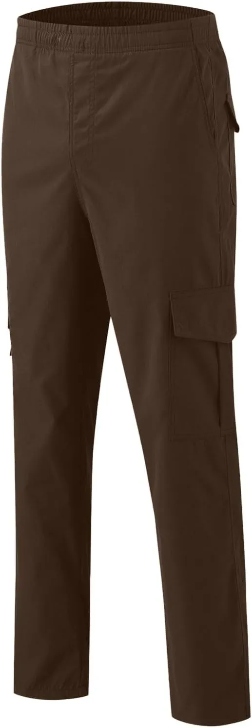 Men's Cargo Pants Casual Outdoor Hiking Pant Lightweight Athletic Drawstring Joggers Sweatpants for Men