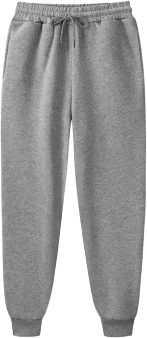 Mens Casual Cotton Sweatpants Baggy Drawstring Joggers Cargo Pants Fall Winter Long Trousers with Pockets