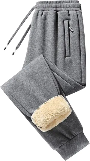 Mens Casual Cotton Sweatpants Drawstring Joggers Running Workout Gym Track Golf Pants Outdoor Hiking Trousers