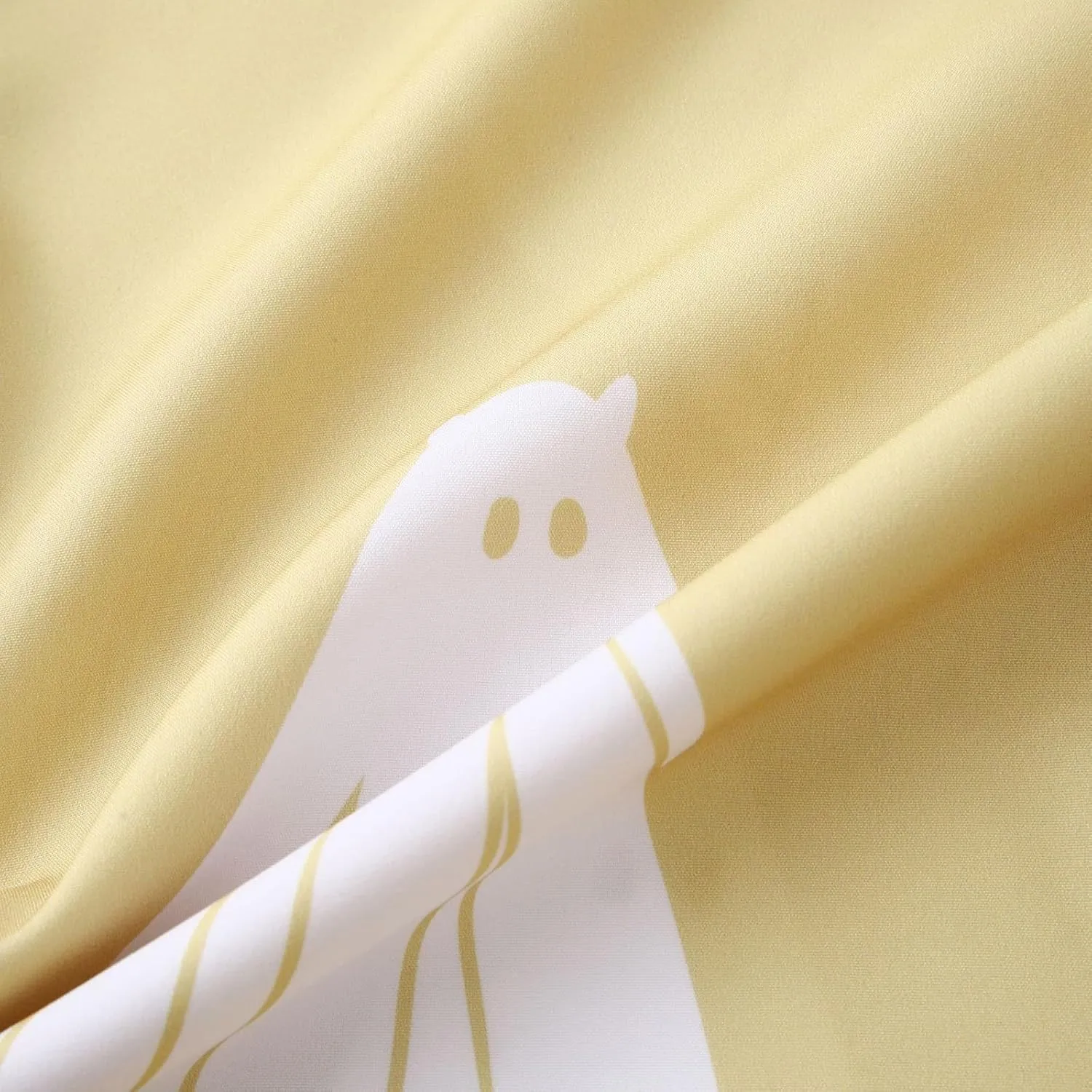 Men's Ghost Printed Button Down Shirts Funny Halloween Short Sleeve Dress Shirt Casual Loose Holiday Beach Party Tops