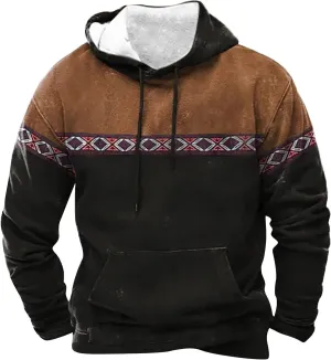 Men's Hooded Sweatshirts Long Sleeve Unisex Hooded Sweater Heart Shaped Printed Zipper With Plush Insulation Hooded