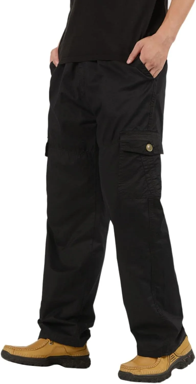 Mens Sweatpants with Pockets Big and Tall Drawstring Sports Jogger Men's Cargo Sweatpants Lightweight Mens Work Pants