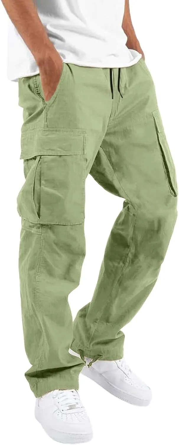 Mens Sweatpants with Pockets Big and Tall for Men Loose Fit Drawstring Pockets Sweatpants Athletic Workout Sweat Pants