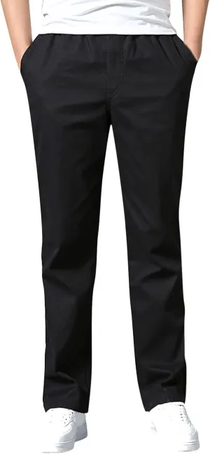 Mens Sweatpants with Pockets Big and Tall Pants with Zipper Pockets Men Pants Casual Fashion Joggers Comfortable Basic