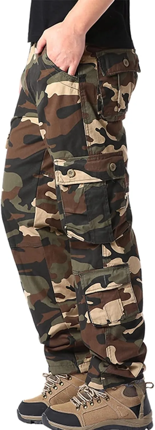 Mens Sweatpants with Pockets Big and Tall Streetwear Hip Hop Pants Cargo Pants Joggers Casual Active Sports Sweatpant