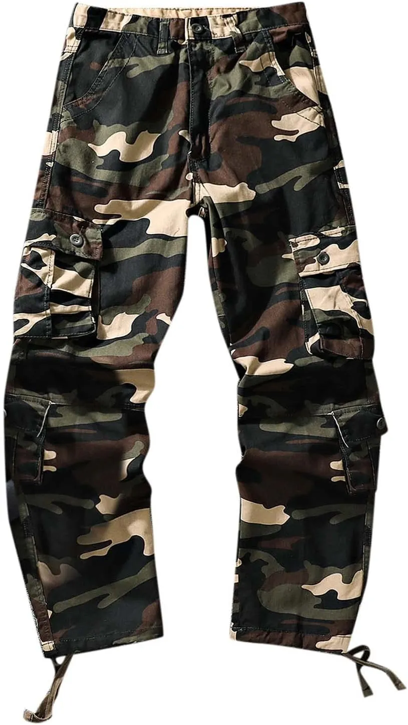 Mens Sweatpants with Pockets Big and Tall Streetwear Hip Hop Pants Cargo Pants Joggers Casual Active Sports Sweatpant