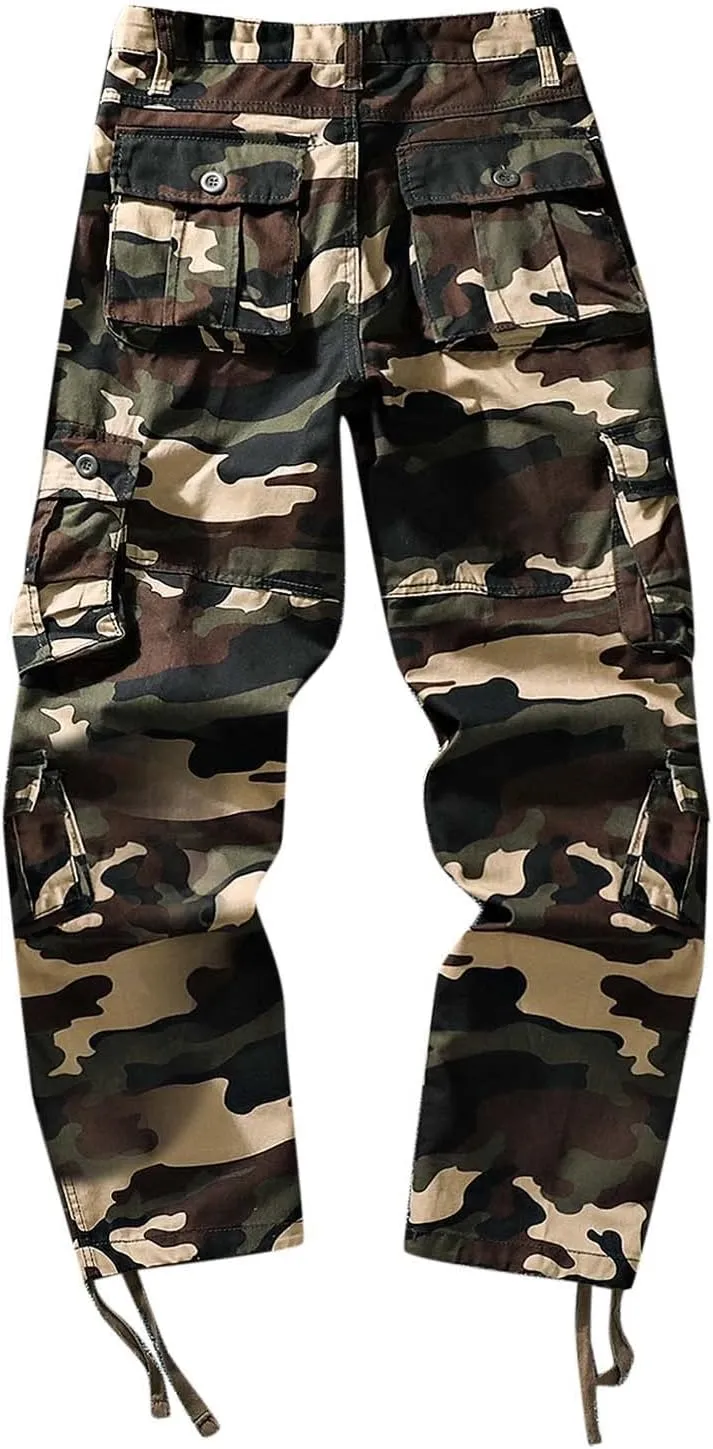 Mens Sweatpants with Pockets Big and Tall Streetwear Hip Hop Pants Cargo Pants Joggers Casual Active Sports Sweatpant