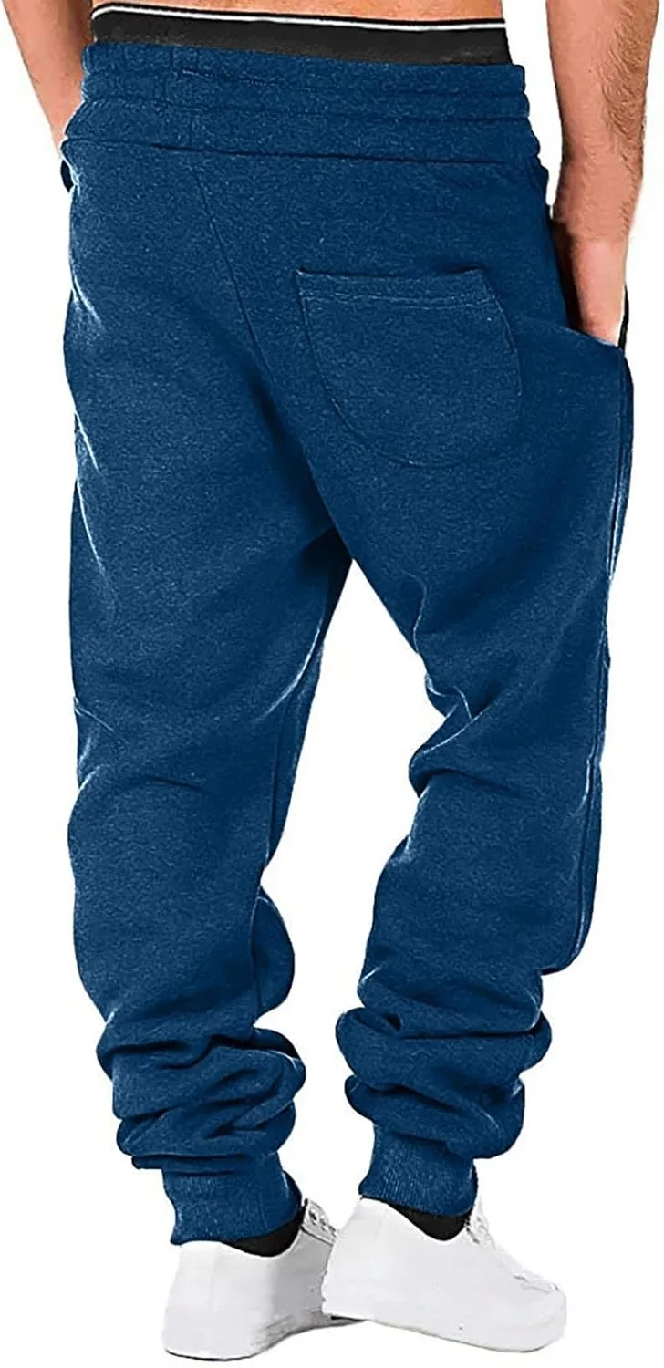 Mens Tactical Cargo Pants Casual Hiking Athletic Joggers Stretch Elastic Waist Sweatpants Hiking Outdoor Pants